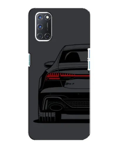 Чохол для OPPO A92 з картинкою «Задня частина Audi — арт»
