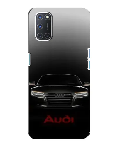 Чохол для OPPO A92 з картинкою «Audi — градієнтний контур»