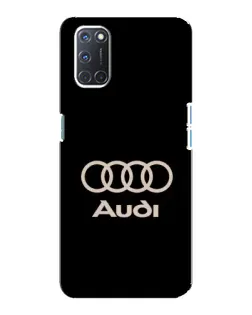 Чохол для OPPO A92 з картинкою «Audi — золотий логотип»
