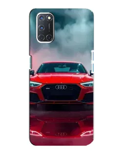 Чохол для OPPO A92 з картинкою «Audi RS — червоний стиль»