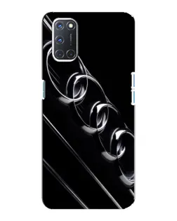Чохол для OPPO A92 з картинкою «Audi — абстрактні кільця»