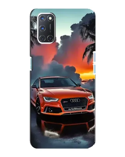 Чохол для OPPO A92 з картинкою «Audi — захід сонця»