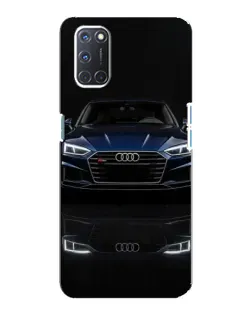 Чохол для OPPO A92 з картинкою «Audi — нічне відображення»