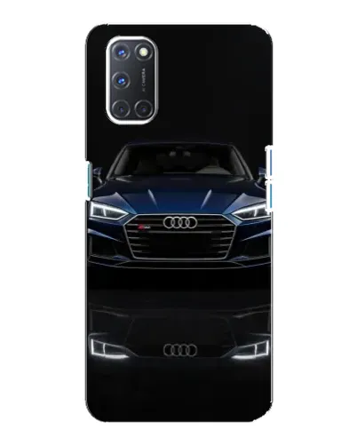 Чохол для OPPO A92 з картинкою «Audi — нічне відображення»