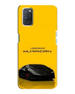 Чехол для OPPO A92 с картинкой «Lamborghini Huracan черный»