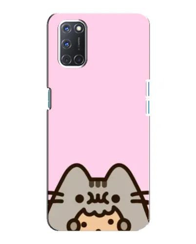 Чохол для OPPO A92 з картинкою «Pusheen та печиво»
