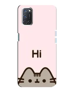 Чохол для OPPO A92 з картинкою «Пушин каже Hi» Чохол для OPPO A92 з картинкою «Пушин каже Hi»