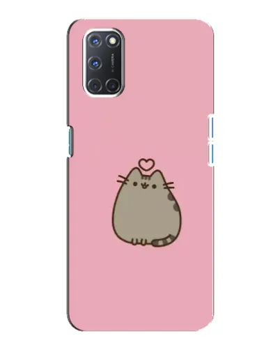 Чохол для OPPO A92 з картинкою «Pusheen серце»