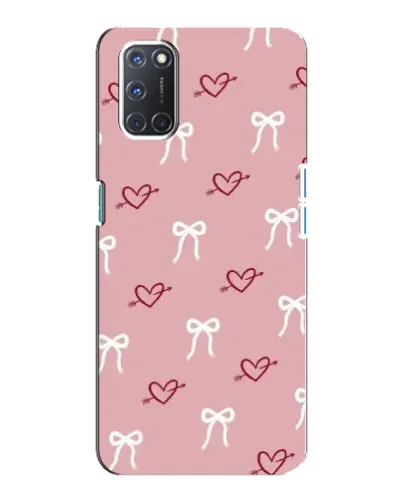 Чохол для OPPO A92 з картинкою «Серця та банти» Чохол для OPPO A92 з картинкою «Серця та банти»