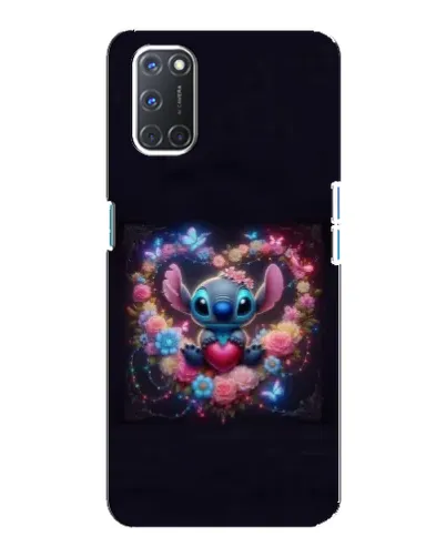 Чохол для OPPO A92 з картинкою «Stitch у квітах» Чохол для OPPO A92 з картинкою «Stitch у квітах»