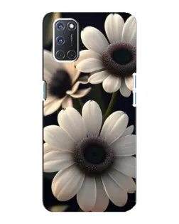 Чохол для OPPO A92 з картинкою «Білі маргаритки макро»