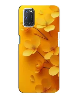 Чохол для OPPO A92 з картинкою «Золоті пелюстки»