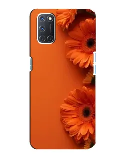 Чохол для OPPO A92 з картинкою «Помаранчеві гербери»
