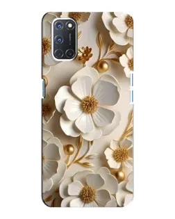 Чохол для OPPO A92 з картинкою «Білі паперові квіти»