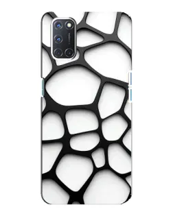 Чохол для OPPO A92 з картинкою «Біла об'ємна сітка» Чохол для OPPO A92 з картинкою «Біла об'ємна сітка»