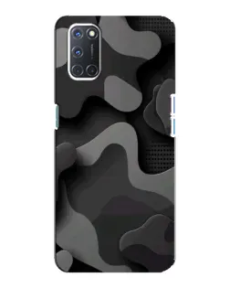 Чохол для OPPO A92 з картинкою «Темний абстрактний камуфляж» Чохол для OPPO A92 з картинкою «Темний абстрактний камуфляж»