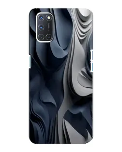 Чохол для OPPO A92 з картинкою «Об'ємні сині складки» Чохол для OPPO A92 з картинкою «Об'ємні сині складки»