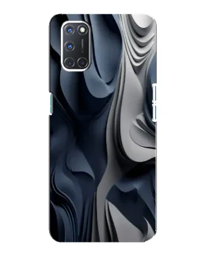 Чохол для OPPO A92 з картинкою «Об'ємні сині складки» Чохол для OPPO A92 з картинкою «Об'ємні сині складки»