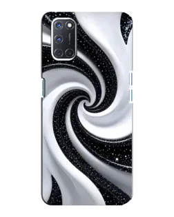 Чохол для OPPO A92 з картинкою «Чорно-біла спіраль» Чохол для OPPO A92 з картинкою «Чорно-біла спіраль»