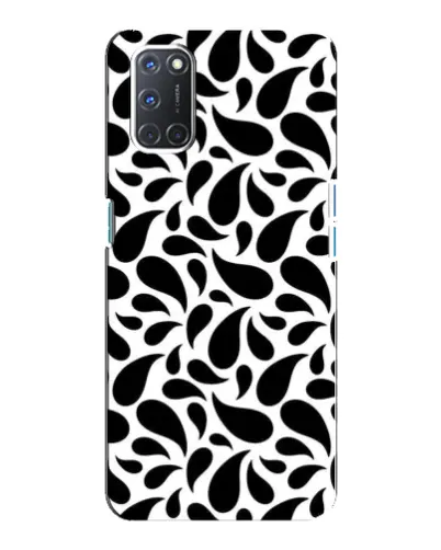 Чохол для OPPO A92 з картинкою «Контрастні чорні краплі» Чохол для OPPO A92 з картинкою «Контрастні чорні краплі»
