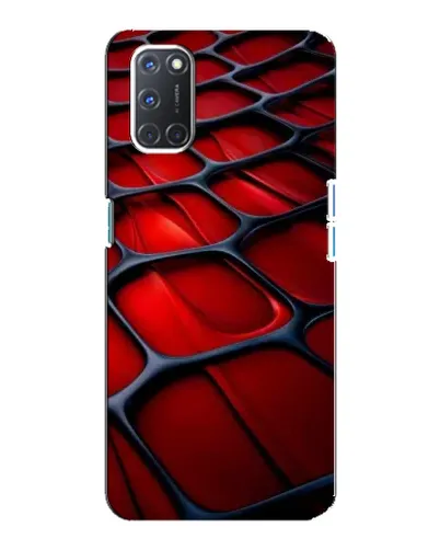 Чохол для OPPO A92 з картинкою «Червона глянцева сітка» Чохол для OPPO A92 з картинкою «Червона глянцева сітка»