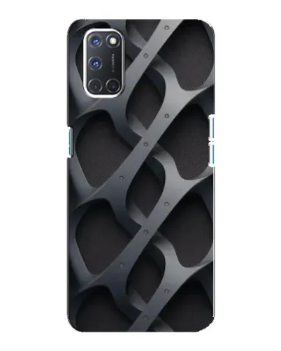 Чохол для OPPO A92 з картинкою «Об'ємне сіре плетіння» Чохол для OPPO A92 з картинкою «Об'ємне сіре плетіння»