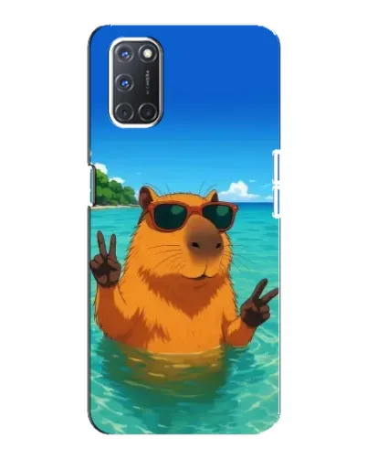 Чохол для OPPO A92 з картинкою «Морська капібара»