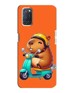 Чохол для OPPO A92 з картинкою «Капібара на скутері» Чохол для OPPO A92 з картинкою «Капібара на скутері»