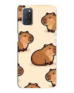 Чохол для OPPO A92 з картинкою «Паттерн милих капібар» Чохол для OPPO A92 з картинкою «Паттерн милих капібар»
