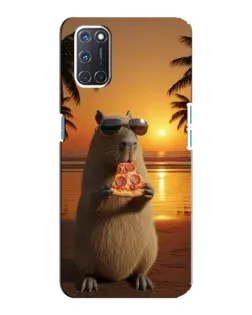 Чохол для OPPO A92 з картинкою «Капібара з піцою» Чохол для OPPO A92 з картинкою «Капібара з піцою»