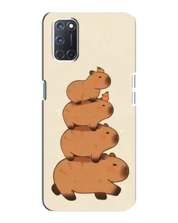 Чохол для OPPO A92 з картинкою «Вежа з капібар» Чохол для OPPO A92 з картинкою «Вежа з капібар»
