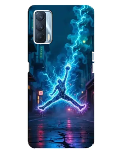 Чехол для OPPO A92s с картинкой «Jordan Gold Jumpman»