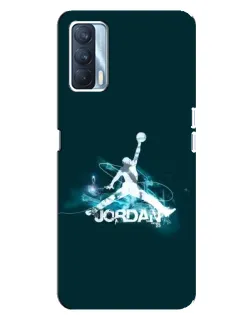 Чехол для OPPO A92s с картинкой «Jordan Blue Fire» Чехол для OPPO A92s с картинкой «Jordan Blue Fire»