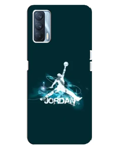 Чехол для OPPO A92s с картинкой «Jordan Blue Fire»