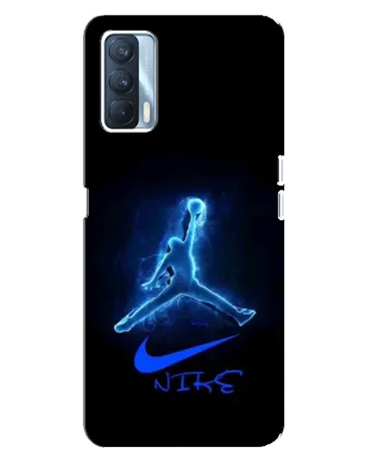 Чехол для OPPO A92s с картинкой «Jordan Neon Blue»