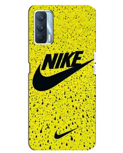 Чохол для OPPO A92s з картинкою «Жовтий текстурний Nike»