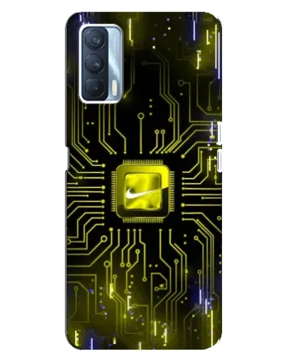 Чохол для OPPO A92s з картинкою «Nike — золота іскра»