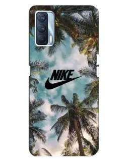 Чохол для OPPO A92s з картинкою «Тропічний принт Nike»