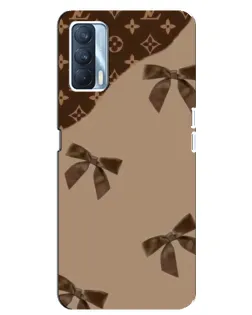 Чохол для OPPO A92s з картинкою «LV — кавовий атлас»