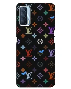 Чохол для OPPO A92s з картинкою «Кольорова монограма LV»