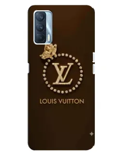 Чохол для OPPO A92s з картинкою «LV — золота печатка»