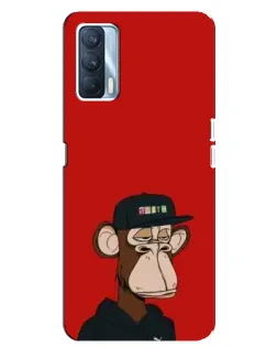 Чохол для OPPO A92s з картинкою «Bored Ape — червоний фон»