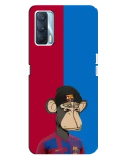 Чохол для OPPO A92s з картинкою «Bored Ape — фанат Барси»