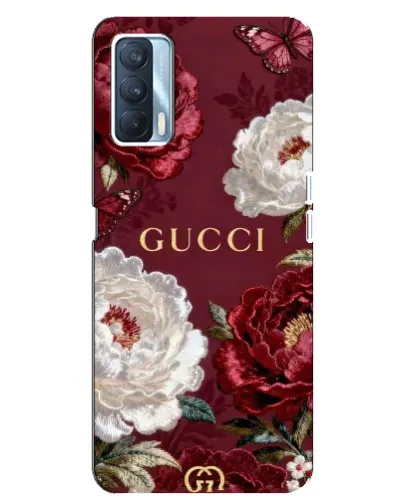 Чехол для OPPO A92s с картинкой «Gucci — бордовые розы» Чехол для OPPO A92s с картинкой «Gucci — бордовые розы»