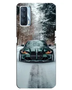 Чохол для OPPO A92s з картинкою «BMW у зимовому лісі» Чохол для OPPO A92s з картинкою «BMW у зимовому лісі»
