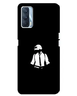 Чохол для OPPO A92s з картинкою «PUBG — білий шолом»