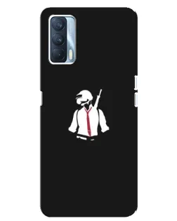 Чохол для OPPO A92s з картинкою «PUBG — силует воїна»