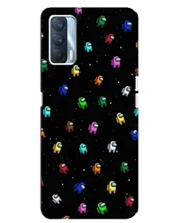 Чохол для OPPO A92s з картинкою «Екіпаж Among Us»