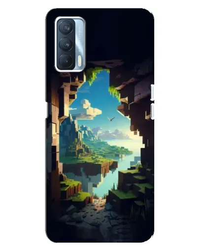 Чехол для OPPO A92s с картинкой «Вид из пещеры»