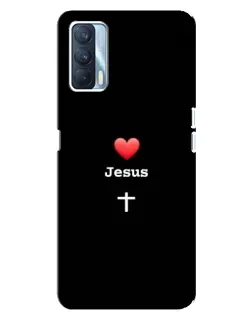 Чохол для OPPO A92s з картинкою «Серце - Jesus»